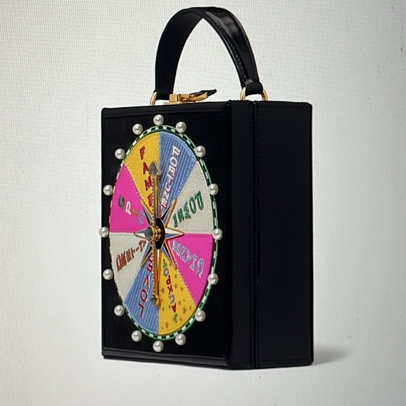 🎲  KATE SPADE FORTUNE FAVORS EMBELLISHED 3D TOP-HANDLE CROSSBODY 🎲 NWT 🎲 - Picture 8 of 16